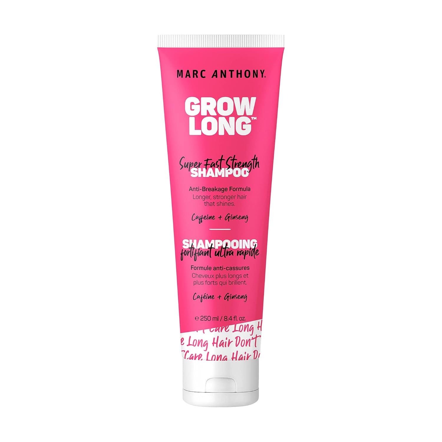 Marc Anthony Strengthening Biotin Shampoo, Grow Long Anti-Frizz, Anti-Breakage & Nourishing Formula For Split Ends - Vitamin E, Caffeine & Ginseng for Dry & Damaged Hair