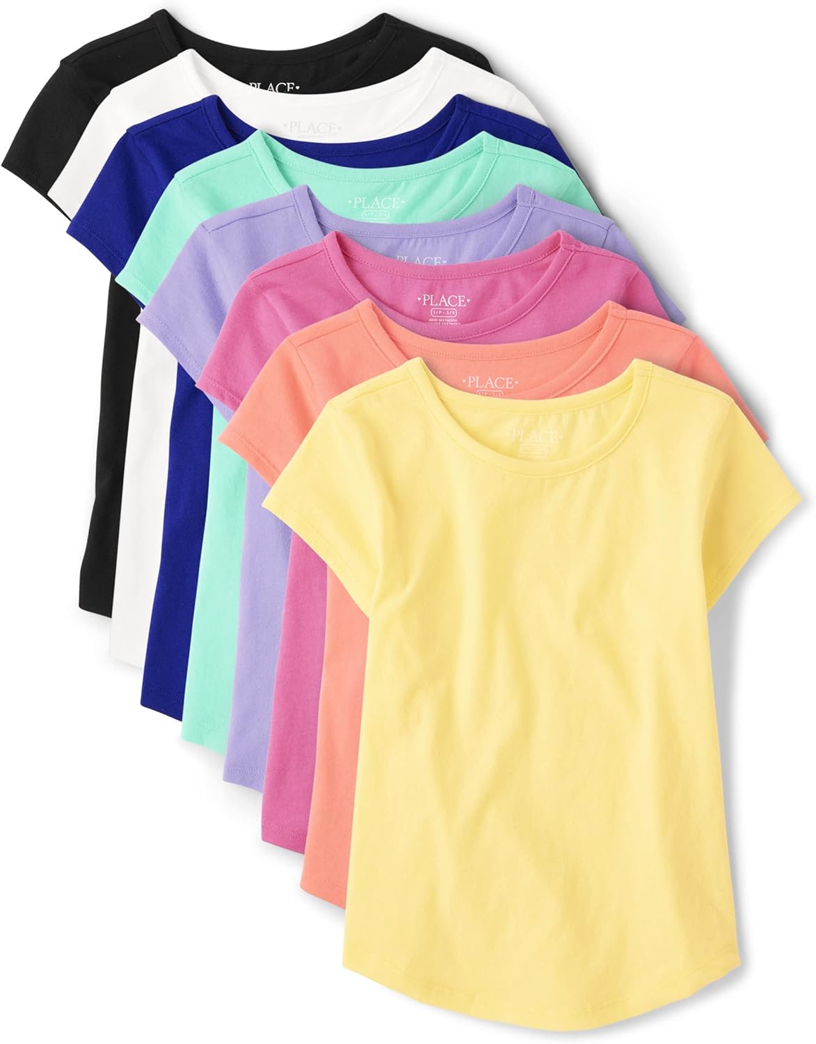 The Children's Place Girls Short Sleeve High Low Tee
