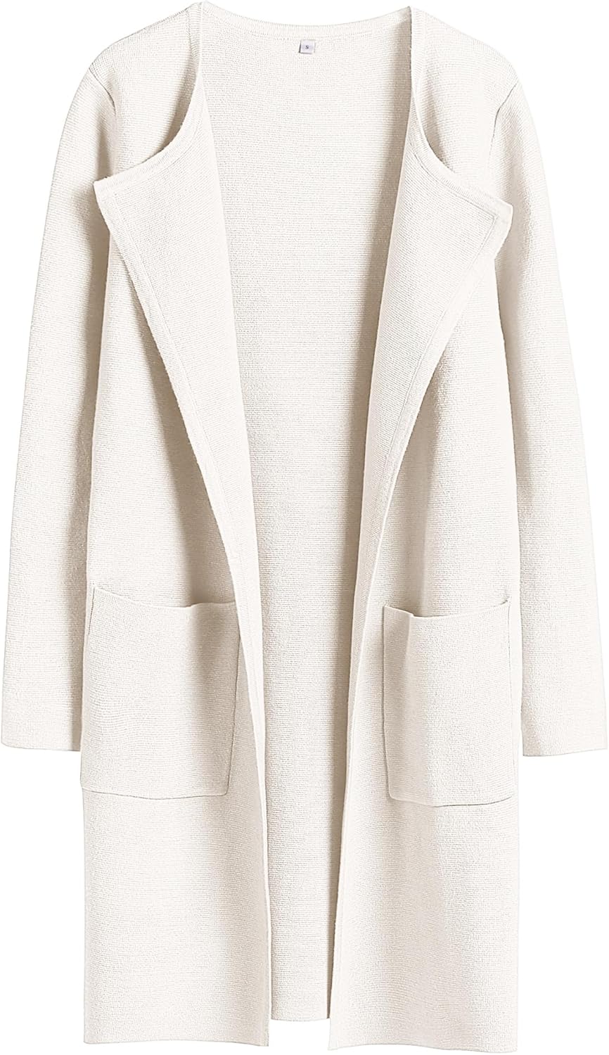 ANRABESS Womens Cardigan Sweater Open Front Knit Long Coatigan Dressy Casual Jacket Coat 2026 Fall Outfits Classy Clothes
