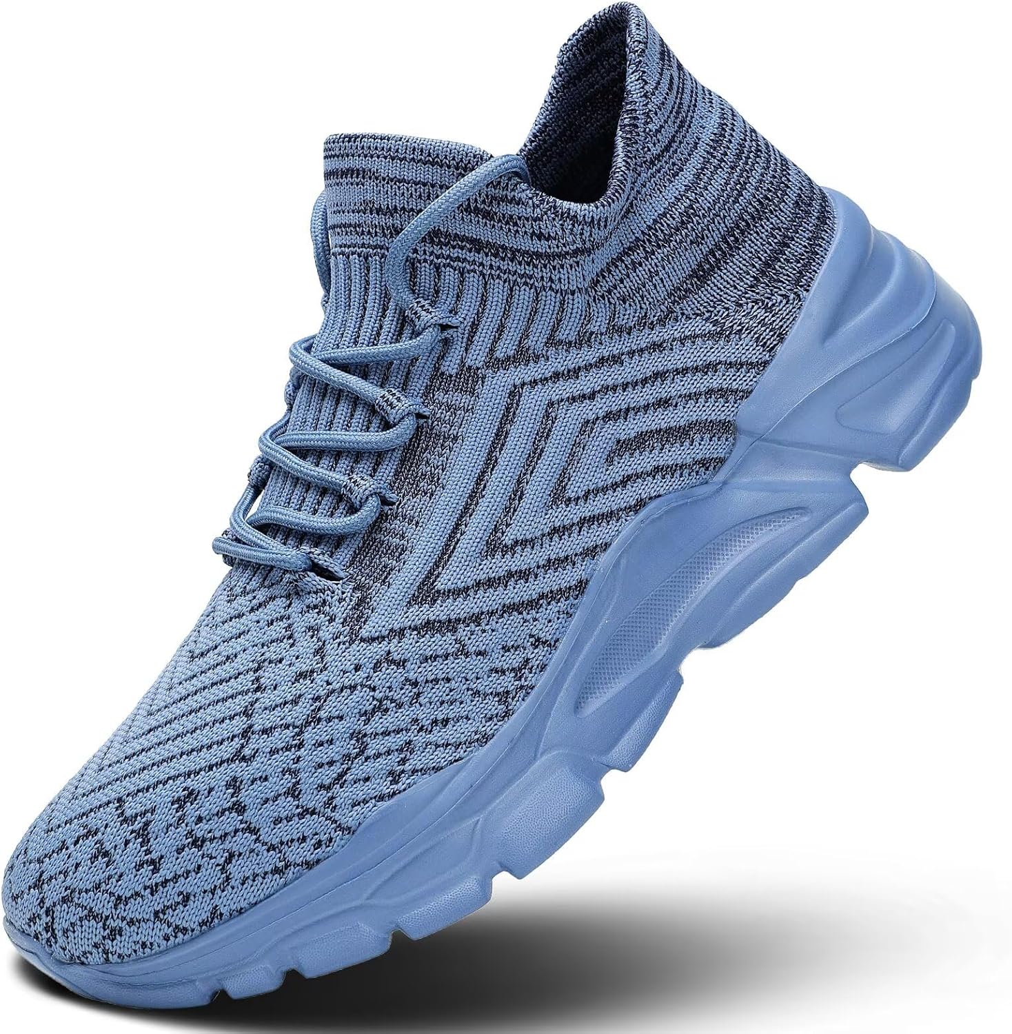 Mens Walking Shoes Running Athletic Sports Sneakers Slip on Mesh Lightweight Breathable Tennis Gym Soft Sole
